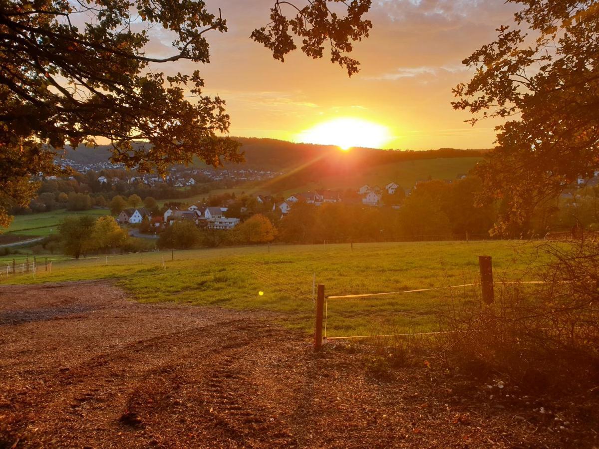 Andinas Ferienwohnung In Ruhiger Lage Direkt Am Wald Wilnsdorf Exteriör bild